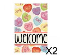 Confezione Da 2-3 Bandierine Decorative Da Giardino Per San Valentino,