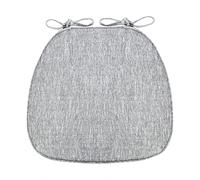 Confezione da 2/4/6 cuscini antiscivolo in morbido cotone e lino, comodi cuscini decorativi per mobili, tappetini resistenti, colore grigio chiaro, perfetti per l'arredamento della sala da pranzo