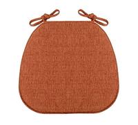 Confezione da 2/4/6 cuscini antiscivolo in morbido cotone e lino per sedie da pranzo, comodi cuscini per la decorazione della casa, tappetini decorativi durevoli perfetti per sala da pranzo (colore