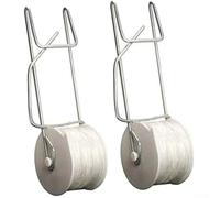 Confezione da 2/6/12 ganci a rullo per serre, traliccio in metallo, supporto per pomodori ciliegini e piante rampicanti, 15,5 x 5,1 cm, argento (1 confezione)