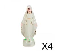 Confezione Da 2-6 Statuette Della Beata Vergine Maria, Ornamento Dipinto A Mano,