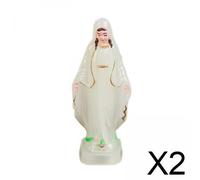 Confezione Da 2-6 Statuette Della Beata Vergine Maria, Ornamento Dipinto A Mano,