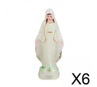 Confezione Da 2-6 Statuette Della Beata Vergine Maria, Ornamento Dipinto A Mano,