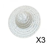 Confezione da 2 a 6 cappelli per bambole in scala 1:6, cappelli di paglia,