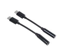 Confezione da 2 adattatori per cuffie da USB-C a 3,5 mm per Moto Z/Z Droid/Force/Play