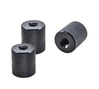 Confezione da 2 adattatori per treppiede per fotocamera CNC, da 1/4" o 3/8", viti femmina a femmina, per supporto flash video DSLR Gopros Insta360 One Selfie Stick accessori (da 1/4 a 1/4 femmina)