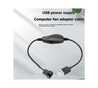 Confezione da 2 Adattatori USB da 5V A 12V A 4 Pin per il Controllo Della Velocità Della Ventola del PC