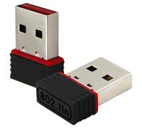 Confezione da 2 adattatori WiFi USB wireless da 150 Mbps, banda singola da 2,4 GHz, compatibile con Windows 11/10/8.1/8/7/XP