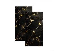 Confezione da 2 adesivi impermeabili in PET per montanti B con design 3D per la personalizzazione di portiere, resistenti alle intemperie, adesivi fai da te, 50 x 25 cm, come mostrato (A)