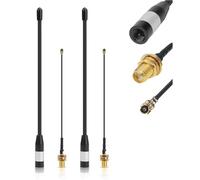 Confezione da 2 antenne 868 MHz, guaina da 10 dBi per antenna Mesh tastic LoRa Long Range Soft Whip, 17 cm, connettore Omni SMA nero