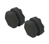 Confezione da 2 applicatori per tamponi per lucidatura automatica e rivestimento a cera, spugne morbide diametro 8 cm per un'applicazione precisa sulle superfici dell'auto