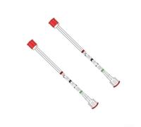Confezione da 2 aste di prolunga per pistola a spruzzo Airless, 25/30/50 cm, in lega di alluminio e acciaio inox, compatibile con filettatura da 7/8 pollici per soffitti e pesanti (25 cm)