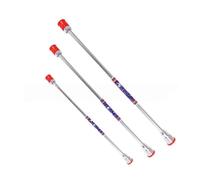 Confezione da 2 aste di prolunga per spruzzatore airless da 25 cm/30 cm/50 cm, in lega di alluminio, con connettori a punta in acciaio inossidabile per accesso alla pittura a portata estesa (30 cm)