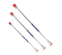 Confezione da 2 aste di prolunga per spruzzatore airless da 25 cm/30 cm/50 cm, in lega di alluminio, con connettori a punta in acciaio inossidabile per accesso alla pittura a portata estesa (50 cm)