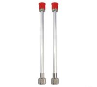 Confezione da 2 aste di prolunga per spruzzatore airless, in lega di alluminio, 25 cm/30 cm/50 cm, punte spray in acciaio inox per soffitti alti e aree difficili da raggiungere (30 cm)