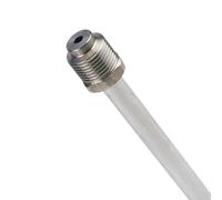 Confezione da 2 aste di prolunga per spruzzatore airless - lega di alluminio e acciaio inossidabile, 25 cm/30 cm/50 cm, per Wagner e la maggior parte delle filettature da 7/8"-14 (50 cm)