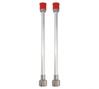 Confezione da 2 aste di prolunga per spruzzatore airless per un flusso di vernice uniforme e fissaggio sicuro a spruzzatori airless con design filettato (30 cm)