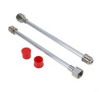 Confezione da 2 aste di prolunga per ugelli airless, 25 cm, 30 cm, 50 cm, per Wagner e altri spruzzatori airless, in lega di alluminio e acciaio inossidabile S (50 cm)