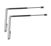 Confezione da 2 aste rivelatori in rame, strumenti essenziali per indagini paranormali e recupero di oggetti (argento)