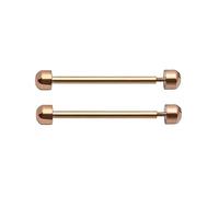 Confezione da 2 aste tubolari a vite per orologio, kit di collegamento per cinturino, perni di collegamento da 16/18/20/22 mm, fibbia ad attrito, cinturino per collegare il perno di collegamento dello