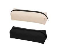 Confezione Da 2 Astucci, Astucci Semplici In Tinta Unita, Cancelleria Per Bambini, Astucci Piccoli In Tessuto Oxford, Borse Portaoggetti, Forniture Per Ufficio E Scuola