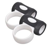 Confezione da 2 bacchette per principianti con impugnatura antiscivolo in silicone con anelli di controllo per impugnature in silicone