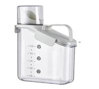 Confezione da 2 barattoli for la conservazione dei cereali, scatola for 1500 ml con misurino, barattolo sigillato for, dispenser cucina, bottiglia for(Blue)