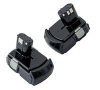 Confezione da 2 batterie 18 V 3000 mAh BCL1840 compatibili con Hitachi C6DC C6DD BCL1815 BCL1820 BCL1830 BCL1840 EBM1830 EBM1840 327730 326240 agli ioni di litio