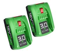 Confezione da 2 batterie di ricambio da 3,0 Ah per batteria Bosch da 18 V, compatibile con utensili Bosch da 18 V, sistema da 18 V, non per robot tosaerba