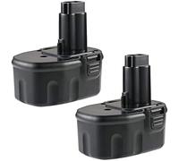 Confezione da 2 batterie di ricambio NiMH da 14,4 V 4,8 Ah per DeWalt 14,4 V DC9091, compatibili con utensili elettrici cordless DW9091 DW9094 DE9038 DE9091 DE9092 DE9094 DE9502 VANTTECH
