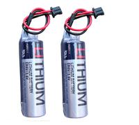 Confezione da 2 batterie ER6V ER6VC119A ER6VC119B da 2400 mAh e 3,6 V compatibili con la batteria M70PLC.