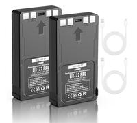 Confezione da 2 batterie LIT-22 da 7000 mAh ricaricabili al litio per fotocamera SPYPOINT Trail, compatibile con fotocamere cellulari Flex-M, Flex G-36, Flex-Plus, Flex-S (include cavo di tipo C)