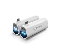Confezione da 2 batterie ricaricabili per Meta Quest 3s / Quest 3, mini power bank portatile per una riproduzione extra di 4 ore - compatibile con tutte le cinghie [5000mAh* 2]