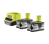 Ryobi RC18120-240 - Confezione caricatore 1 h + 2 batterie agli ioni di litio 18 V 4,0 Ah
