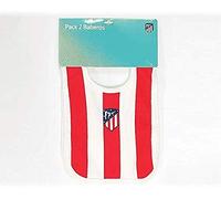 Confezione da 2 bavaglini dell'Atletico de Madrid, colore: rosso/bianco