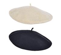 Confezione da 2 Berretti, Berretti da Donna, Berretti Classici alla Moda, Cappelli da Artista, Accessori di Abbigliamento