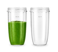 Confezione da 2 Bicchieri da 32 oz di Ricambio per Nutribullet 600 W e 900 W, Compatibili con NutriBullet Lame dell'Estrattore