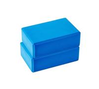 Confezione Da 2 Blocchi Di Yoga In Schiuma EVA, Attrezzi For Palestra, Pilates, Colonna For Esercizi Di Schiena, Bodybuilding, Fitness, Sport, Allenamento, Attrezzatura For La Casa(Blue)