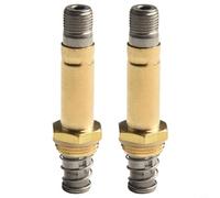 Confezione da 2 bobine per valvola solenoide per regolatore, diametro filettatura 8 mm, accessori per acquario, valvola di riduzione della pressione in metallo per sistema di crescita delle piante