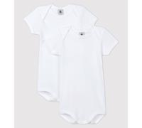 Petit Bateau Body A01T4 a righe maniche corte Pacco da 2 Unisex 24 mesi