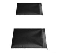 Confezione da 2 borse in feltro, riutilizzabili, protettive per dipinti su tela e specchi, custodia leggera per il trasporto artistico per stampe incorniciate, 76 x 101 cm, colore: nero
