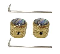 Confezione da 2 Bottoni Accordatori Estetici per Chitarre Potenziometro Set Per Aumentare L'Appello Visivo Su Strumenti Scenari