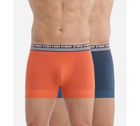 Confezione da 2 boxer 3D Flex Stay&Fit Blu XXL Tinta unita