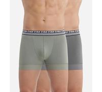 Confezione da 2 boxer 3D Flex Stay&Fit Grigio M Tinta unita
