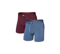 Confezione da 2 boxer saxx vibe xtra soft comfort marrone indaco lavato x2