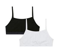 Confezione da 2 brassiere Bianco 8 anni - 126 cm Tinta unita
