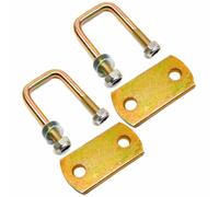 Confezione da 2 bulloni a U M10 40 mm x 70 mm con piastre e dadi ALTA RESISTENZA