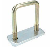 Confezione da 2 bulloni a U M10 50 mm x 80 mm con piastre e dadi ALTA RESISTENZA