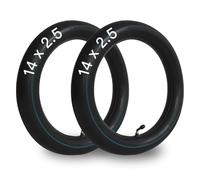 Confezione da 2 camere d'aria 14x2,50, pneumatici resistenti alle forature, gomma butilica ispessita, prestazioni fuoristrada for monopattini elettrici