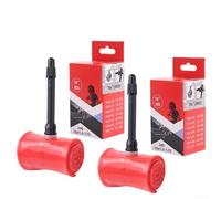 Confezione da 2 camere d'aria da 40,6 cm per valvola Presta, con adattatore per telaio, leggero e resistente alle forature ((305 1,2-1,75) 45 mm)